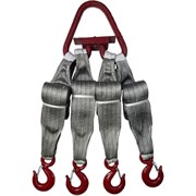 Четырехветвевой текстильный строп ТамбовТехСнаб 4СТ