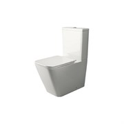 Напольная пристенная чаша унитаза Ceramicanova CUBIC Rimless