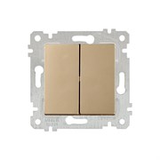 Двухклавишный выключатель Mutlusan Rita