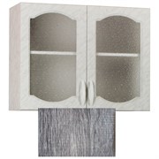 Шкаф для посуды SANTREK 80 Турин (со стеклом) фасад МДФ