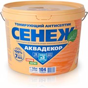 Антисептик для дерева СЕНЕЖ АКВАДЕКОР
