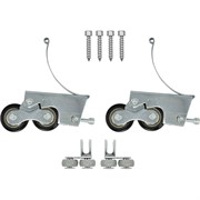 Ролики в комплекте Mebax Асимметрия 4-ый класс для раздвижных дверей двойной