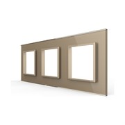 Рамка для розетки LIVOLO BB-C7-SR/SR/SR-13