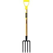 Малые копальные вилы ZINLER с деревянным черенком 740 мм и ручкой