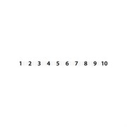 Горизонтальная маркировка Klemsan DO 10x8;