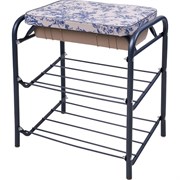 Банкетка Nika НИКА Haushalt НБ1 НБ1/J в стиле "Де Жуи"/сапфир