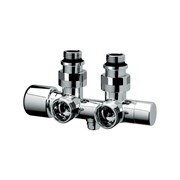 Набор узел с термостатом и запорными клапанами FAR FL 0263 3412