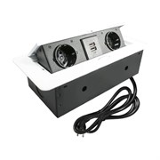 Выдвижной встраиваемый блок розеток Inrior TORO-22-10