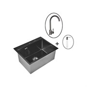 Набор мойка WISENT WS35848B/WGER019B/W405B/W4998-3-U