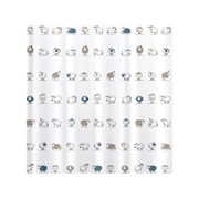 Штора для ванной Tatkraft FUNNY SHEEP PEVA