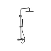 Душевая стойка RGW SP-27-Gr серый, головной душ/смеситель (ручной душ, шланг 1,5 м.)