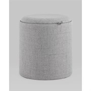 Пуф Стул Груп Хюгге S, с ящиком, рогожка серая
