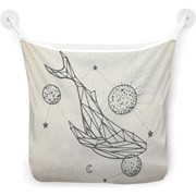 Настенная сетка-органайзер для ванной для игрушек JoyArty По волнам вселенной