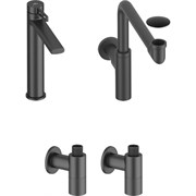 Высокий смеситель для накладной раковины Wellsee ONCE! and forever