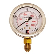 Радиальный глицериновый гидравлический виброустойчивый манометр АРКАИМ WKP1007