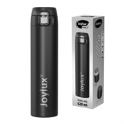 Термокружка 520 мл JOYLUX (ДЖОЙЛЮКС) ULTRA BLACK, нержавеющая сталь SUS304, черный матовый, 700277