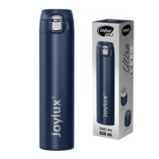 Термокружка 520 мл JOYLUX (ДЖОЙЛЮКС) ULTRA BLUE, нержавеющая сталь SUS304, синий матовый, 700278