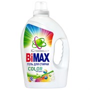 Гель для стирки с пятновыводителем 2,6 л, BIMAX "Color", 2006-3