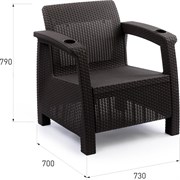 Кресло ЗПИ "Альтернатива" Ротанг-плюс