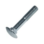 Мебельный оцинкованный болт Саморезик 6х80 DIN603 95 шт