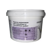 Акриловая краска для наружных и внутренних работ Доминар БС 100