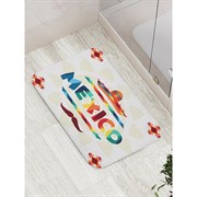 Противоскользящий коврик для ванной, сауны, бассейна JoyArty Мексиканская радость
