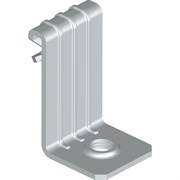 Вертикальный балочный зажим УМС 1-5 мм с отгибом и резьбой М6