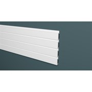 Ударопрочная, влагостойкая панель стеновая под покраску Decor-Dizayn грани