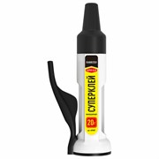 Клей секундный "HQ" суперклей УЛЬТРАПРОЧНЫЙ, ДОЗАТОР + 2 иглы для точечных работ, RABBITEX (РАББИТЕКС) "ДВА СЛОНА", 609807