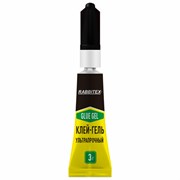 Клей-гель секундный суперклей УЛЬТРАПРОЧНЫЙ, набор 2х3 грамм, RABBITEX (РАББИТЕКС) "ДВА СЛОНА", 609814