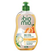 Средство для мытья посуды, овощей и фруктов 450 мл BIOMIO "Мандарин", 508.04089.1801