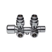 Набор узел с термостатом и запорными клапанами FAR FL 0264 C12