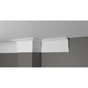 Ударопрочный влагостойкий потолочный карниз под покраску Decor-Dizayn DD516