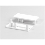 Заглушка глухая для Г-образного профиля GOLA 8006 №23 (белый)(L+R) ООО "ГАРД" 01-00008586