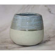 Кашпо SCHEURICH Kübel Mica lightblue grey