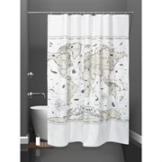 Штора для ванны Bath Plus Nautical World Map II