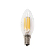 Светодиодная филаментная лампа HOROZ ELECTRIC FILAMENT CANDLE-4 4W 2700K E14 220-240V 001-013-0004