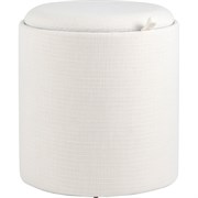 Пуф Стул Груп Хюгге S, с ящиком, рогожка белая