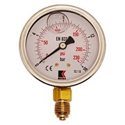 Радиальный глицериновый гидравлический виброустойчивый манометр АРКАИМ WKP1007