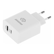 Сетевое зарядное устройство DIGMA DGW3D 3A (PD+QC) универсальное, белый, DGW3D0F110WH