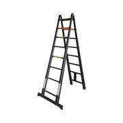 Телескопическая алюминиевая бытовая лестница-стремянка ROCKFORCE RF-UP250-M(54188)