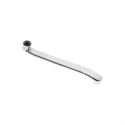 Изогнутый излив для смесителя ZEIN нержавеющая сталь, 30 см, аэратор пластик