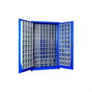 Шкаф Sembol Plastik TDK1 комплект/275 ящиков, 1150x400x1830 мм, голубой