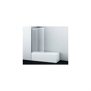 Левая раздвижная стеклянная шторка на ванну WasserKRAFT Main