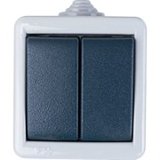 Двухклавишный выключатель Aling-conel ARMOR