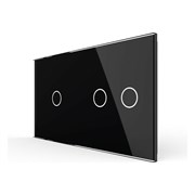 Панель для двух сенсорных выключателей LIVOLO BB-C7-C1/C2-12