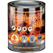 Матовая жаростойкая эмаль для печей мангалов, каминов Красковия Цельсит-900