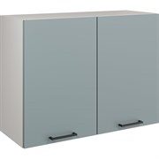 Шкаф навесной Атмосфера 80см с двумя дверцами Simple В800 Пыльный зеленый/ Белый