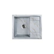 Мойка для кухни из искусственного камня WISENT мрамор серо-золотой беларусь 595x495x220 WB19-15/WGER013