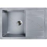 Мойка для кухни из искусственного камня WISENT мрамор серо-золотой (беларусь) 510x760x220 WB27-15/WGER013